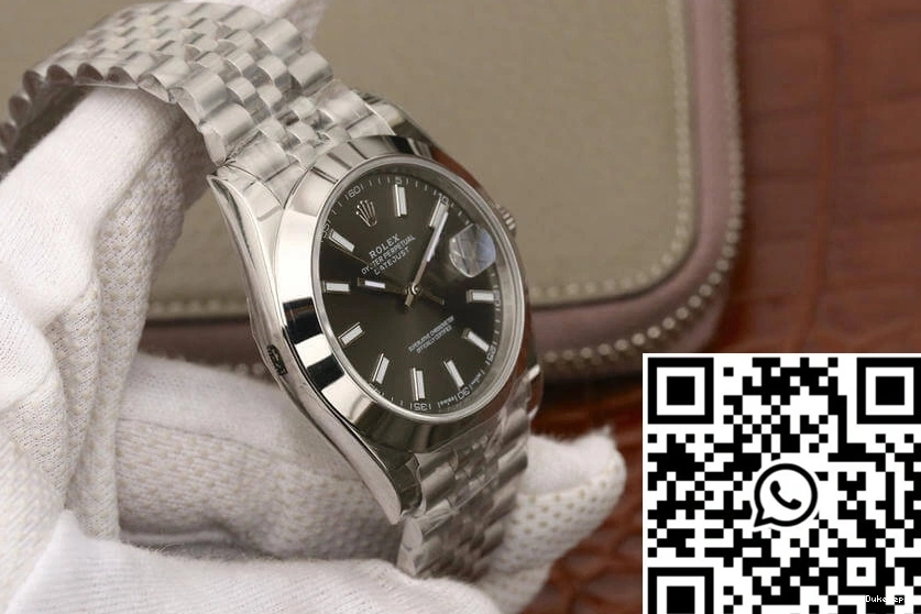 EW M126300-0008 Factory Datejust Grey Rolex Dial 0127